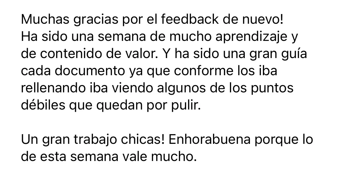 Testimonio real de una clienta de LALOLA, captura 48