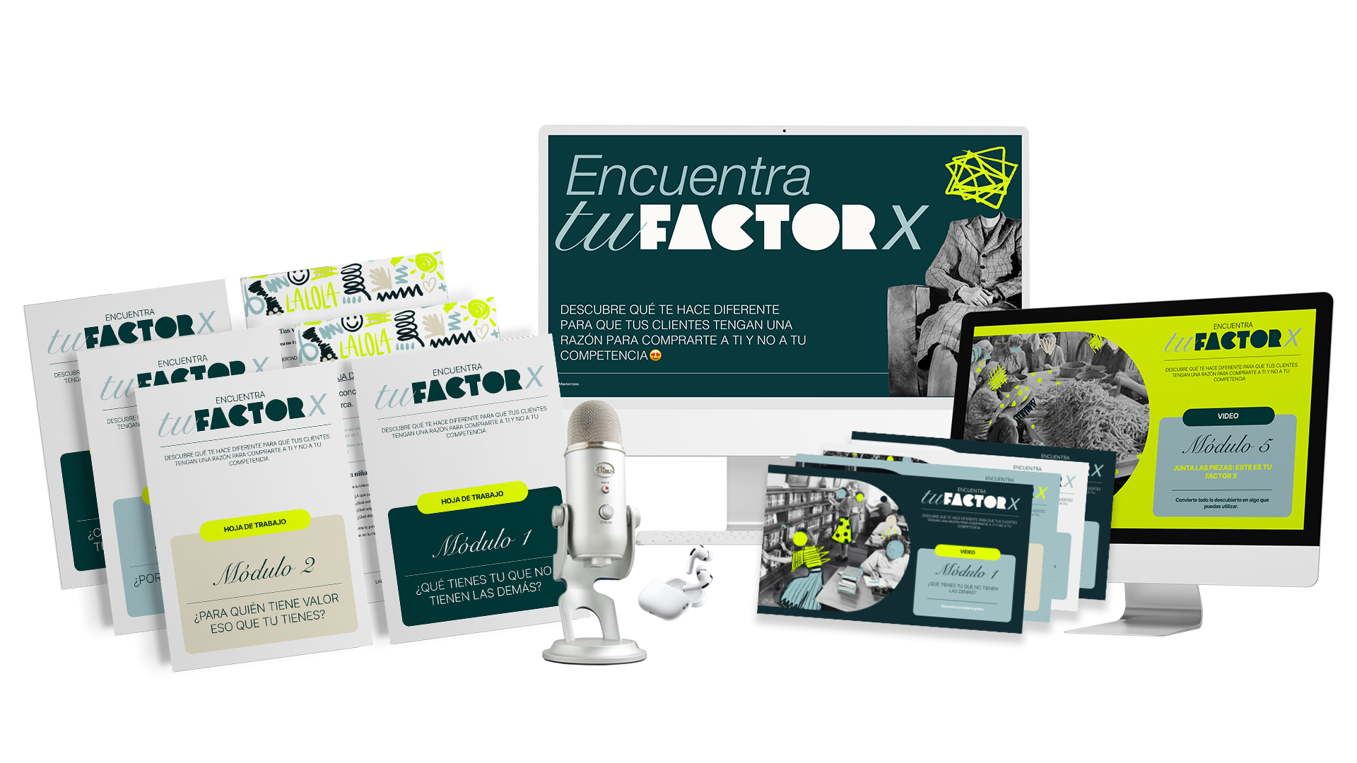 Mockup del programa Encuentra tu Factor X