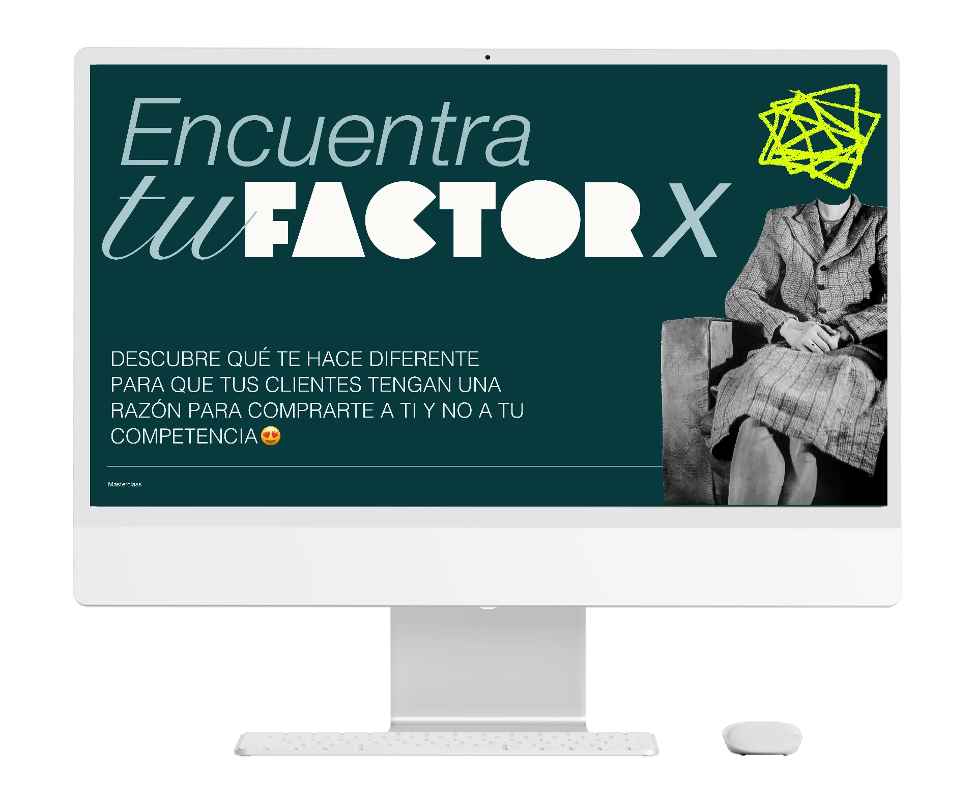 Mockup de Encuentra tu Factor X